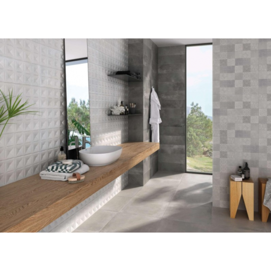 Πλακάκι Madox Gris 20x60 Γκρι Ματ